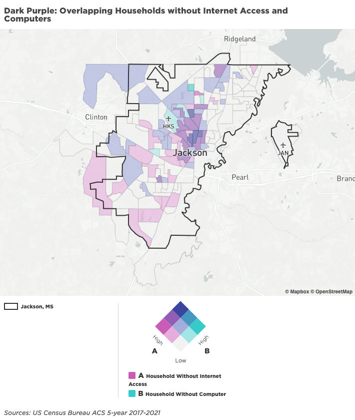 Mississippi_Case Study_Households without Internet Access and Computers